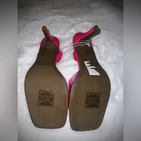 Y2K Juicy Couture Greysi Lucite Strap Dress Sandals - Picture 5 of 7